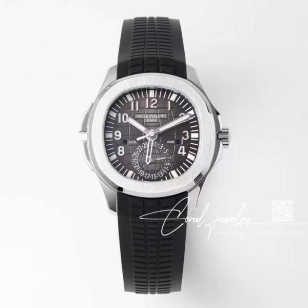 Replica Patek Philippe Aquanaut 5164a 001 Zf Factory Black Strap (1)