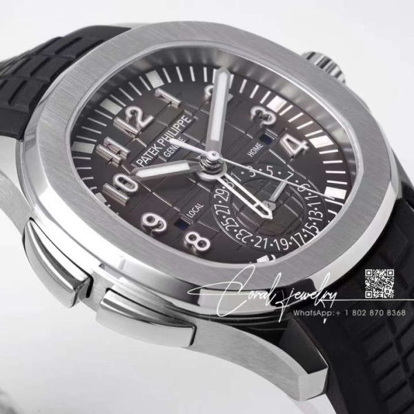 Replica Patek Philippe Aquanaut 5164a 001 Zf Factory Black Strap (2)