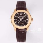 Replica Patek Philippe Aquanaut 5164r 001 Zf Factory Brown Strap (1)