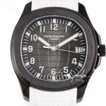 Replica Patek Philippe Aquanaut Pp5167 Zf Factory White Rubber Strap (3)