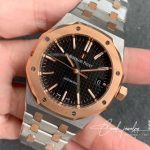 Replica Audemars Piguet Royal Oak 15400 Jf Factory Rose Gold Black Dial (3)