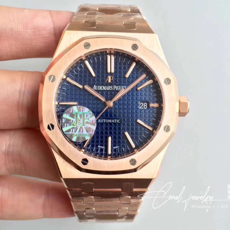 Replica Audemars Piguet Royal Oak 15400or.oo.1220or.03 Jf Factory Gold Case (1)