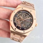 Replica Audemars Piguet Royal Oak 15407or.oo.1220or.01 Jf Factory Skeleton Dial (3)