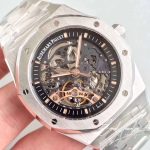 Replica Audemars Piguet Royal Oak 15407st.oo.1220st.01 Jf Factory Skeleton Dial (4)