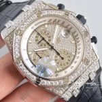 Replica Audemars Piguet Royal Oak Offshore 26067bc.zz.d002cr.01 Jf Factory Diamonds Dial (4)