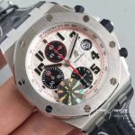 Replica Audemars Piguet Royal Oak Offshore 26170st.oo.d305cr.01 Jf Factory Black Leather Strap (4)