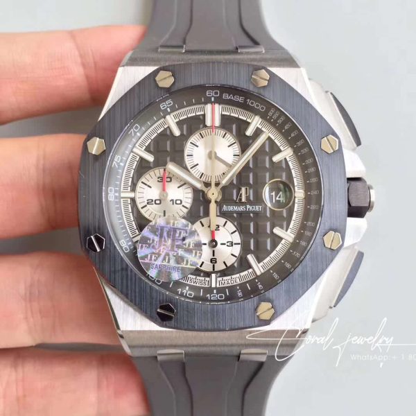 Replica Audemars Piguet Royal Oak Offshore 26400io.oo.a004ca.01 Jf Factory V2 Black Dial (1)