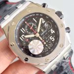 Replica Audemars Piguet Royal Oak Offshore 26470st.oo.a101cr.01 Apf Factory Black Rubber Strap (4)