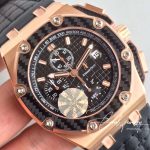 Replica Audemars Piguet Royal Oak Offshore Juan Pablo Montoya 26030ro.00.d001in.01 Jf Factory V2 Black Dial (4)