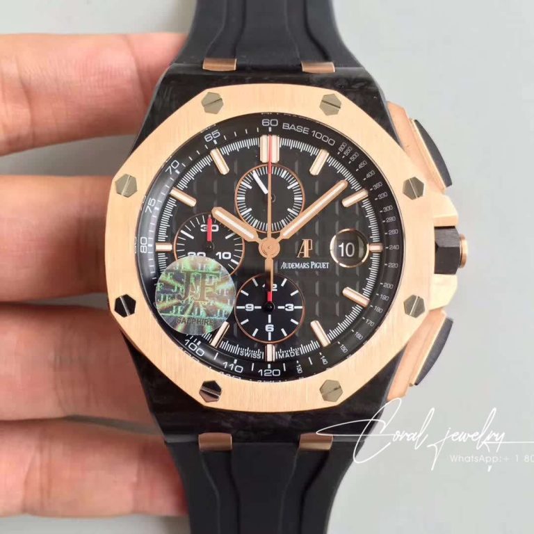 Replica Audemars Piguet Royal Oak Offshore Qe2 Cup 2016 26406fr.oo.a002ca.01 Jf Factory V5 Black Dial (1)