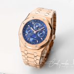 Replica Audemars Piguet Royal Oak Perpetual Calendar 26574or.oo.1220or.02 Jf Factory Blue Dial (3)