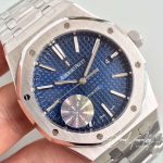 Replica Audemars Piguet Royal Oak Quartz 67650st.oo.1261st.01 Jf Factory Blue Dial (4)