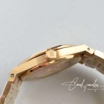 Replica Audemars Piguet Royal Oak Quartz 67651ba.zz.1261ba.01 Jf Factory Yellow Gold Diamond (5)