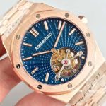 Replica Audemars Piguet Royal Oak Tourbillon Extra Thin 26522 R8 Factory Blue Dial (4)