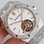 Replica Audemars Piguet Royal Oak Tourbillon Extra Thin 26522 R8 Factory White Dial (4)