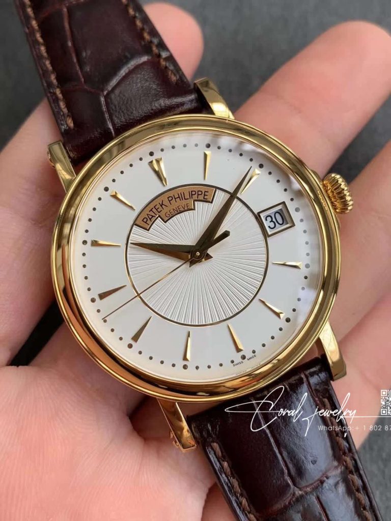 Replica Patek Philippe Calatrava 5153r 001 Zf Factory Brown Strap (2)