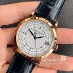 Replica Patek Philippe Calatrava 5296r 001 Zf Factory Brown Strap (3)