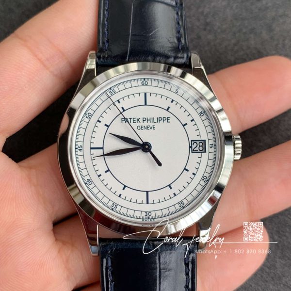 Replica Patek Philippe Calatrava 5296r 002 Zf Factory Black Strap (1)