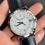 Replica Patek Philippe Calatrava 5296r 002 Zf Factory Black Strap (2)