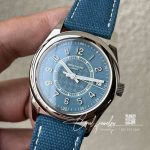 Replica Patek Philippe Calatrava 6007a 001 Zf Factory Blue Dial (3)