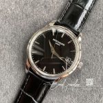 Replica Patek Philippe Calatrava Automatic Date Black Dial Watch 5227g 010 Zf Factory Flip Back Version (9)