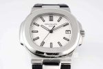 Replica Patek Philippe Nautilus 5711 Ppf Factory White Dial Black Strap (3)