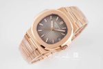 Replica Patek Philippe Nautilus 57111r 001 Ppf Factory V4 Rose Gold Brown Dial (5)