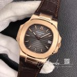 Replica Patek Philippe Nautilus 5711r 3k Factory Brown Strap (3)