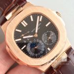 Replica Patek Philippe Nautilus 5712 Gr Factory Leather Strap (13)