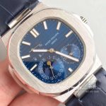 Replica Patek Philippe Nautilus 5712 Gr Factory Leather Strap (4)