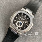 Replica Patek Philippe Nautilus 5726 Gr Factory Rubber Strap (9)