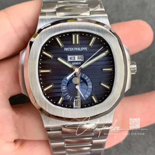 Replica Patek Philippe Nautilus 57261a 014 Gr Factory Silver Strap (1)