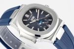 Replica Patek Philippe Nautilus 57261a 014 Ppf Factory Blue Rubber Strap (4)