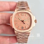 Replica Patek Philippe Nautilus Ladies 7118 1r 010 Pf Factory Orange Dial (1)