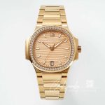 Replica Patek Philippe Nautilus Ladies 71181200r 010 3k Factory Gold Case (1)