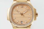 Replica Patek Philippe Nautilus Ladies 71181200r 010 3k Factory Gold Case (2)