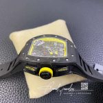 Replica Richard Mille Rm 011 Kv Factory Black Rubber Strap (13)