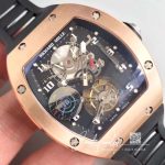 Replica Richard Mille Rm001 Rose Gold Tourbillon Jb Factory Black Dial (4)