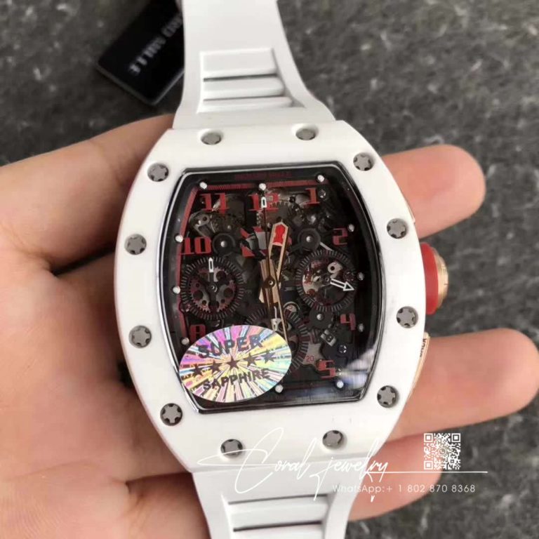 Replica Richard Mille Rm011 Felipe Massa Flyback Dubai Chronograph Kv Factory Crystal Dial (1)