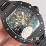 Replica Richard Mille Rm011 Kv Factory Ceramic Black Strap (4)