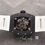 Replica Richard Mille Rm035 Americas Kv Factory White Rubber Strap (7)