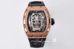 Replica Richard Mille Rm052 Tourbillon Eur Factory Black Rubber Strap (1)