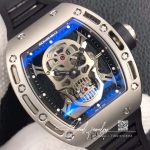 Replica Richard Mille Rm052 Zf Factory Silver Skull Dial (4)