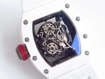 Replica Richard Mille Rm055 Kv Factory V2 White Ceramic Skeleton Dial (9)