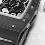 Replica Richard Mille Rm055 Ntpt Bbr Factory Black Rubber Strap (5)