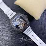 Replica Richard Mille Rm12 01 Tourbillon Kv Factory White Carbon Fiber Case (6)