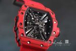 Replica Richard Mille Rm12 01 Tourbillon Rm Factory Red Carbon Fiber (4)