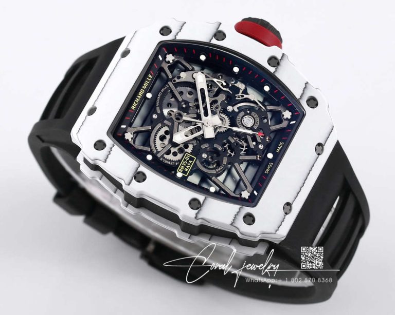 Replica Richard Mille Rm35 01 Bbr Factory Black Fabric Strap (2)