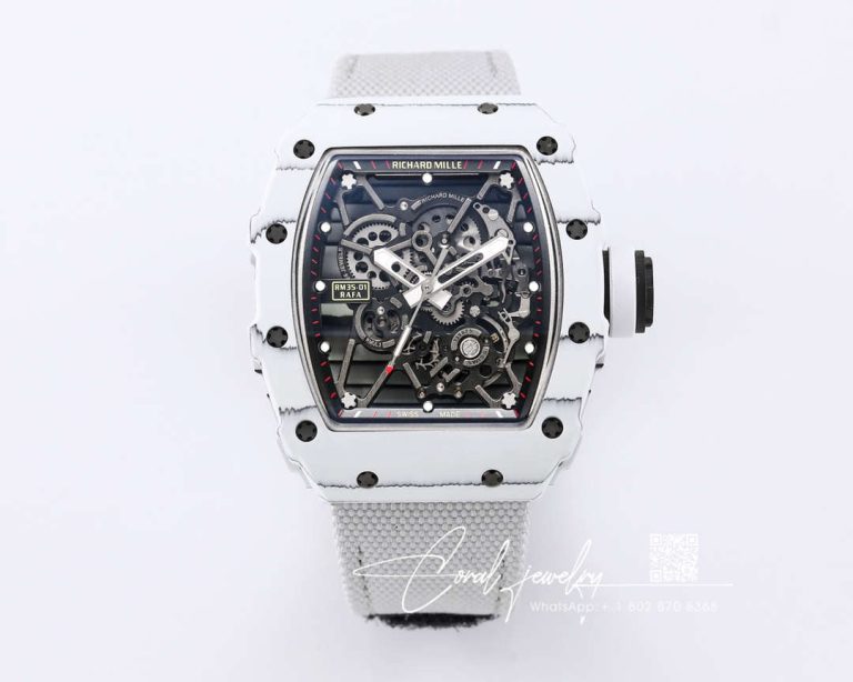 Replica Richard Mille Rm35 01 Bbr Factory Carbon Fiber Case (10)