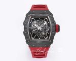 Replica Richard Mille Rm35 01 Bbr Factory Carbon Fiber Case Rubber Strap (1)